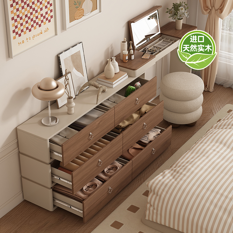 Oak Melamine bedroom vanity table,